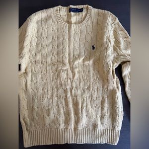 Polo Ralph Lauren yellow crew neck sweater